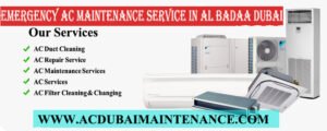 Read more about the article Emergency AC Maintenance Service In Al Badaa Dubai