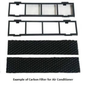 Example of carbon filter for air conditioning